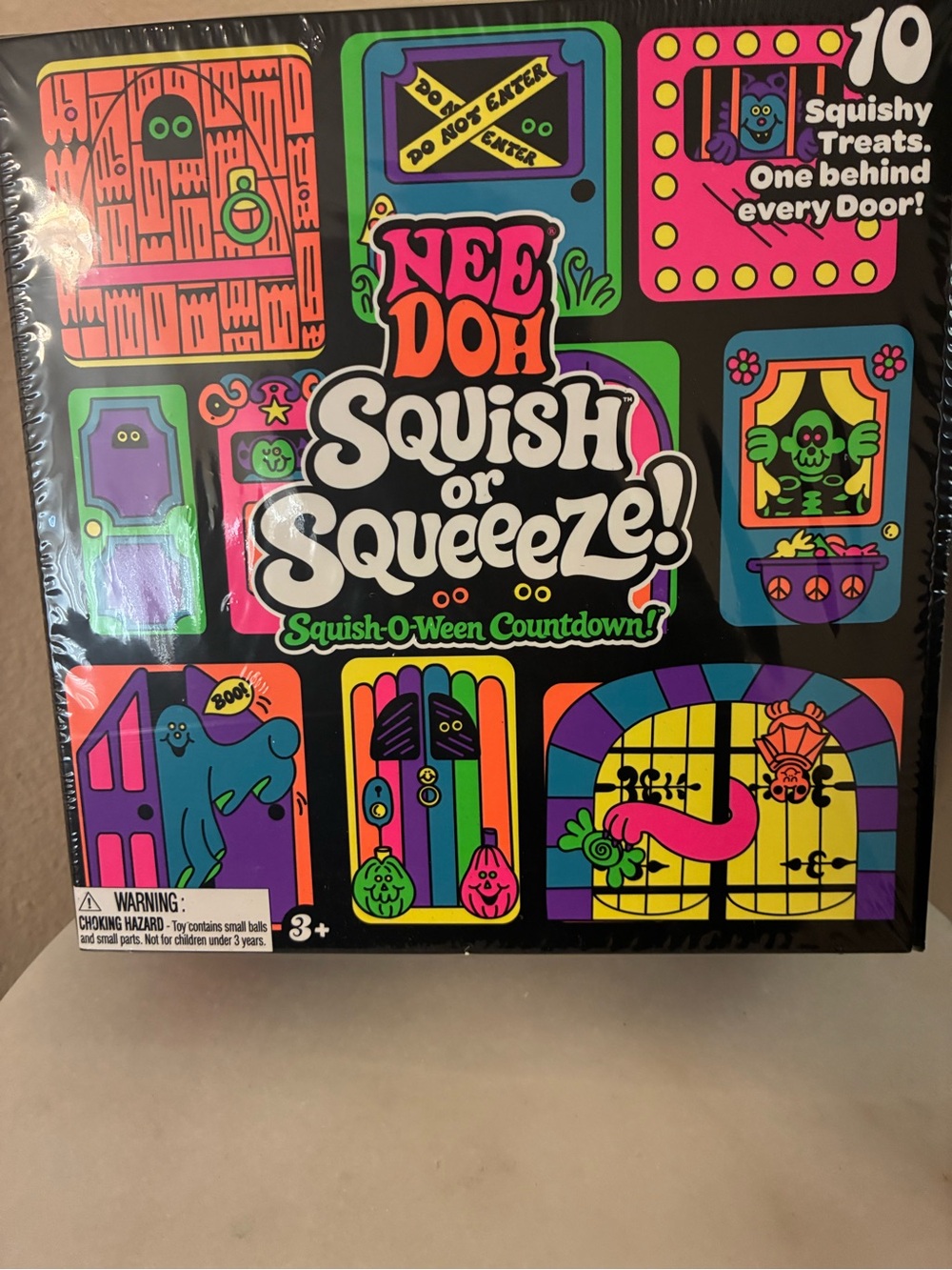 Needoh Squish or Squeeze! Squish-O-Ween Countdown Kids Toy - Multicolor